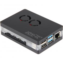 Joy-IT-SBC-Magnetgehäuse für Raspberry Pi 4, inkl. aktiver Kühler und Magnetverschluss
