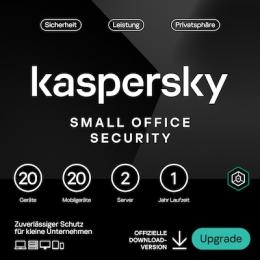 Kaspersky Small Office Security [20 Geräte - 1 Jahr] Renewal 20 Geräte + 20 Mobilgeräte + 2 Dateiserver - 1 Jahr