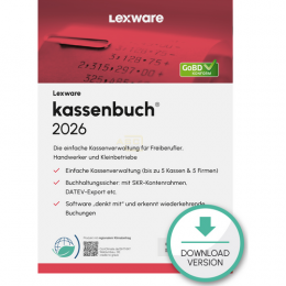 kassenbuch 2026 Abonnement Lizenz   1 Jahr (Download)