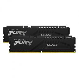 Kingston FURY Beast Schwarz 32GB Kit (2x 16GB) DDR5-6000 EXPO CL30 DIMM Arbeitsspeicher