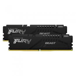 Kingston FURY Beast Schwarz 32GB Kit (2x16GB) DDR5-5600 EXPO CL36 DIMM Arbeitsspeicher