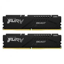 Kingston FURY Beast Schwarz 64GB Kit (2x 32GB) DDR5-6000 B-Ware DIMM Arbeitsspeicher, CL30-36-36, 1.4V