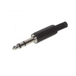 Klinkenstecker, 6,3 mm, stereo 3-pol.