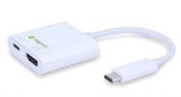 Konverter Kabel Adapter USB auf HDMI-C, Typ C USB Aufladeport