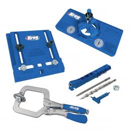 KREG Möbelbeschlag + Pocket-Hole Jig Promo Kit Promotion Set Taschenloch Bohrschablone ( KHI-PROMO-INT21 )
