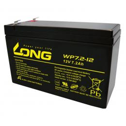 Kung Long VdS-Blei-AGM-Akku WP7,2-12-M/6,3, 12V, 7,2 Ah