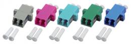 KupplungLC Duplex OM5,Keramikhlse, lime green,(SCsimplex)
