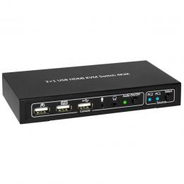 KVM Switch USB, HDMI, 4K, 2 Wege