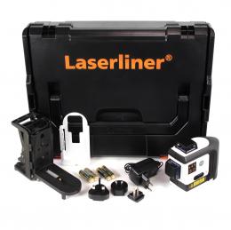 Laserliner PowerPlane-Laser 3D Plus GEN2 360° roter Kreuzlinienlaser in Sortimo Systemkoffer mit Einlagen ( 036.302L )