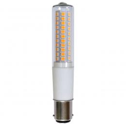 LEDmaxx 8-W-LED-Lampe T18, B15d, 840 lm, warmweiß (3000 K), dimmbar