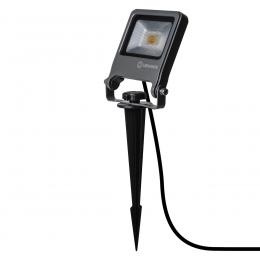 LEDVANCE 10-W-LED-Außen-Fluterleuchte ENDURA GARDEN FLOOD, mit Erdspieß, Plug-&-Play, IP65