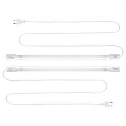 LEDVANCE 2er-Set 19-W-LED-Leuchte TubeKit 1200, 3000 K, 1,8-m-Zuleitung und An-/Aus-Schalter, 120 cm