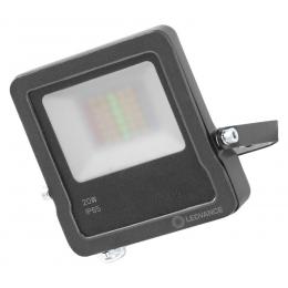 Ledvance SMART+ WiFi 20-W-LED-Flutlichtstrahler FLOOD, Aluminium, 1260 lm, warmweiß, RGB, App, IP65