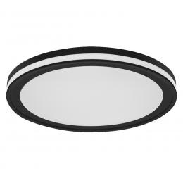 Ledvance SMART+ WiFi 28-W-LED-Deckenleuchte ORBIS CIRCLE, 2400 lm, RGBW, dimmbar, rund, schwarz