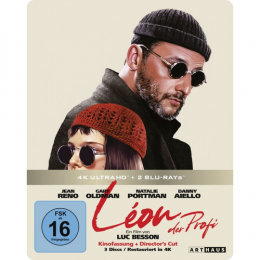 Leon - Der Profi - Definitive Edition - Limited Steelbook      (4K-UHD + 2 Blu-rays)