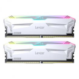 Lexar ARES RGB Weiß 32GB Kit (2x16GB) DDR5-6400 DIMM, CL32-38-38-76, Intel XMP 3.0/AMD EXPO