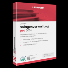Lexware anlagenverwaltung pro 2026 Jahresversion (365-Tage)