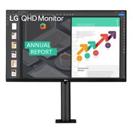 LG 27QN880P-B Ergo Monitor - IPS, QHD, Höhenverstellung