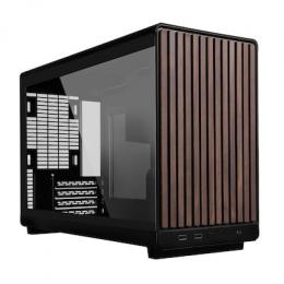Lian Li DAN Cases A3-mATX Black TG Wood Edition | PC-Gehäuse