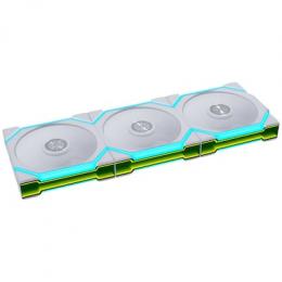 Lian Li UNI FAN SL FLEX Wireless ARGB Reverse 3er-Pack weiß | Gehäuselüfter