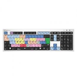 LogicKeyboard PC Silver Slimline Keyboard Avid Media Composer 'Klassisches layout'