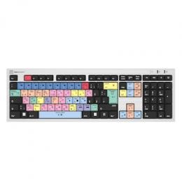 LogicKeyboard PC Silver Slimline Tastatur Adobe Premiere Pro CC Design