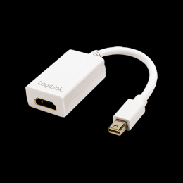 Logilink Mini DisplayPort 1.1a zu HDMI Adapter 15cm, weiß