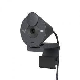 Logitech Brio 300 Full HD Webcam - GRAPHITE, USB-C Ansch B-Ware Integriertes Mikrofon, Abdeckblende, Monitor-/Notebook-Halterung