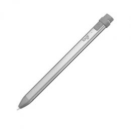 Logitech Crayon Silbergrau - Pixelgenauer digitaler Zeichenstift für iPad, Apple Lightning-Anschluss