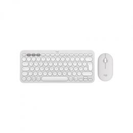 Logitech Desktopset PEBBLE 2 COMBO, weiß Schlanke Multi-Device Bluetooth®-Tastatur und -Maus mit anpassbaren Tasten.