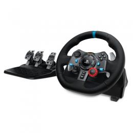 Logitech G29 Driving Force für PS5, PS4, PS3 und PC - Rennlenkrad mit Pedalen und ForceFeedback