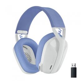 Logitech Gaming G435 LIGHTSPEED kabelloses Gaming Headset - weiß, leichte Over-Ear-Kopfhörer, Integrierte Mikrofone, 18h Akku, K
