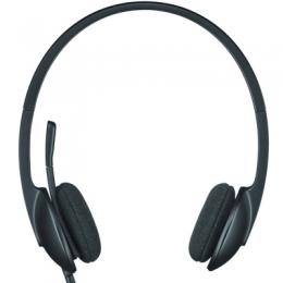 Logitech H340 kabelgebundenes USB-Headset, ultraleicht mit digitalem Stereosound