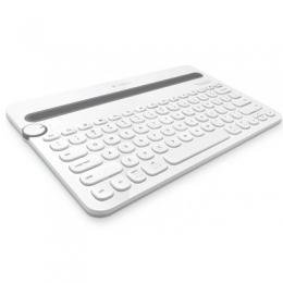 Logitech K480 Bluetooth Multi-Device Keyboard, Tastatur für Computer, Tablet und Smartphone, weiß