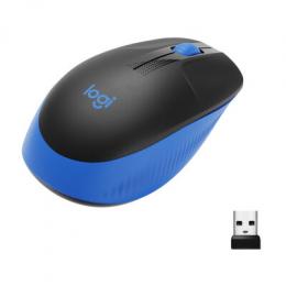 Logitech M190 Wireless Mouse, blau, USB-Nano Empfänger, 1000 DPI Auflösung