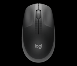 Logitech M190 Wireless Mouse, schwarz, USB-Nano Empfänger, 1000 DPI Auflösung