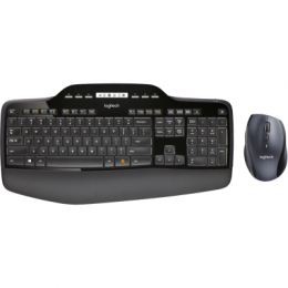 Logitech MK710 Desktopset, kabellos, DE-Layout Tastatur und Maus, AES-Verschlüsselung
