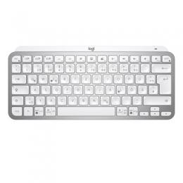Logitech MX Keys Mini Minimalist Wireless Illuminated Keyboard, kabellose Bluetooth-Tastatur , pale grey