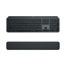 Logitech MX Keys S Combo, US-Layout, Wireless Desktop Set, Kombination MX Master 3S, MX Keys S und MX Palm Rest