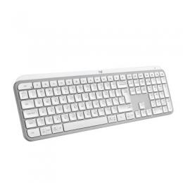 Logitech MX Keys S, Kabellose Tastatur Tastenbeleuchtung, incl. Logi Bolt USB-Empfänger, Pale Grey