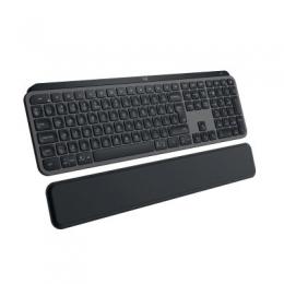 Logitech MX Keys S Plus, Kabellose Tastatur Tastenbeleuchtung, incl. Logi Bolt USB-Empfänger und Palm Rest, Graphite
