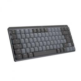 Logitech MX Mechanical Mini für Mac Minimalistische kabellose Tastatur für Mac mit Tastenbeleuchtung/ Space Grau