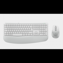 Logitech Signature Comfort Plus Combo MK880, Grauweiß