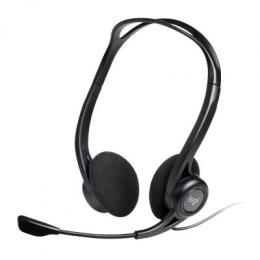 Logitech Stereo-Headset PC 960, USB-Abschluss Plug & Play