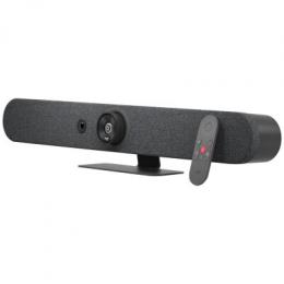 Logitech Videokonferenzsystem Rally Bar Mini, Graphite Bis zu 4k Auflösung, KI-Sucher, Zertifiziert für Microsoft Teams und Zoom