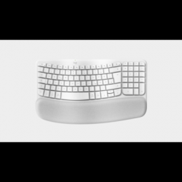 Logitech Wave Keys for Mac Tastatur, Weiß