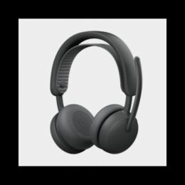 Logitech Zone Wireless 2 ES Kabelloses Headset Geräuschunterdrückung, Adaptiver Hybrid-ANC, MS Teams zertifiziert, Grafit