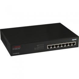 Longshine Gigabit Switch, 8-Port, LCS-GSP8108, Desktop, PoE+, lfterlos