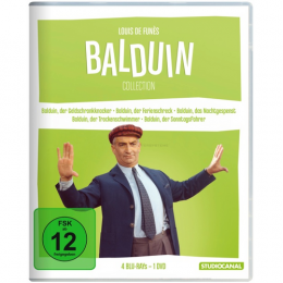 Louis de Funes - Die Balduin Collection      (4 Blu-rays + DVD)