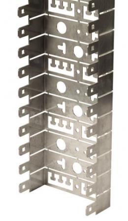 LSA-Montagewanne, 50 Module, T=50 mm, R=25 mm, VPE 2 Stk.